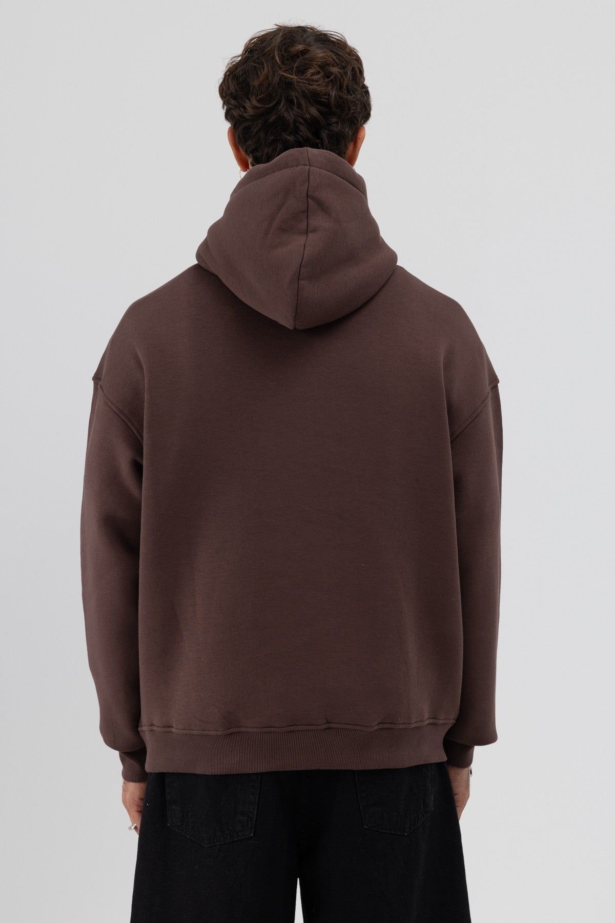 Basic Oversized Hooded Sweatshirt