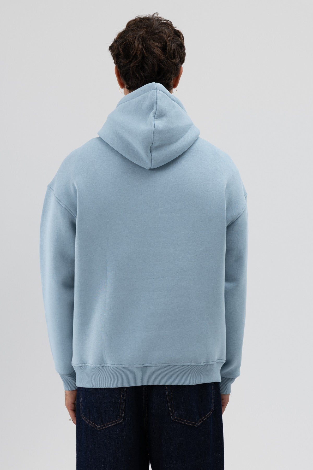 Basic Oversized Hooded Sweatshirt