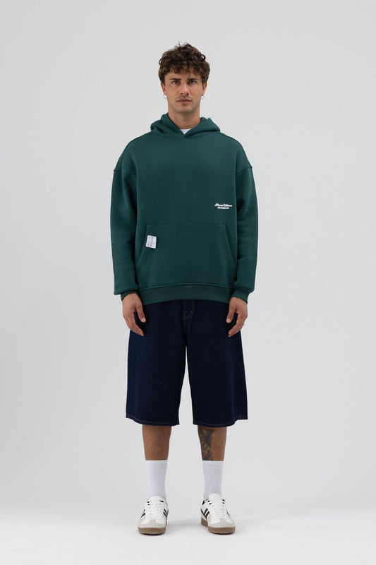 Oversized Hooded Printed Sweatshirt