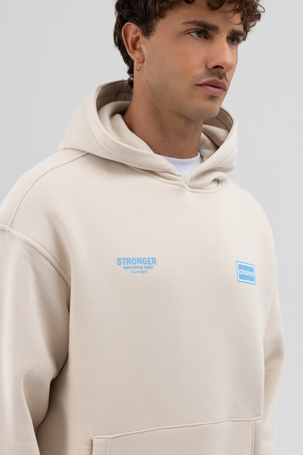 Oversized Sweatshirt with Back Print
