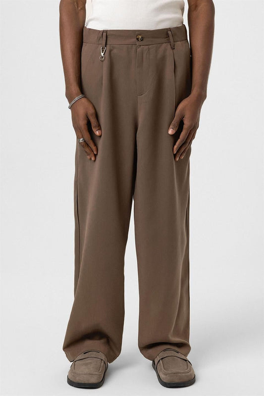 Relaxed-Fit Fabric Pants