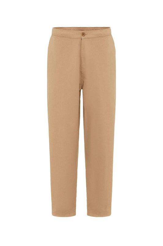 Pre-Washed Gabardine Baggy Pants