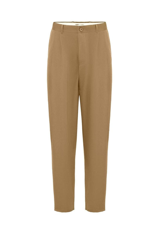 Baggy-Fit Pleated Pants