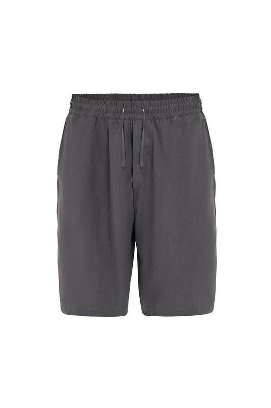 Oversized Modal Fabric Bermuda Shorts