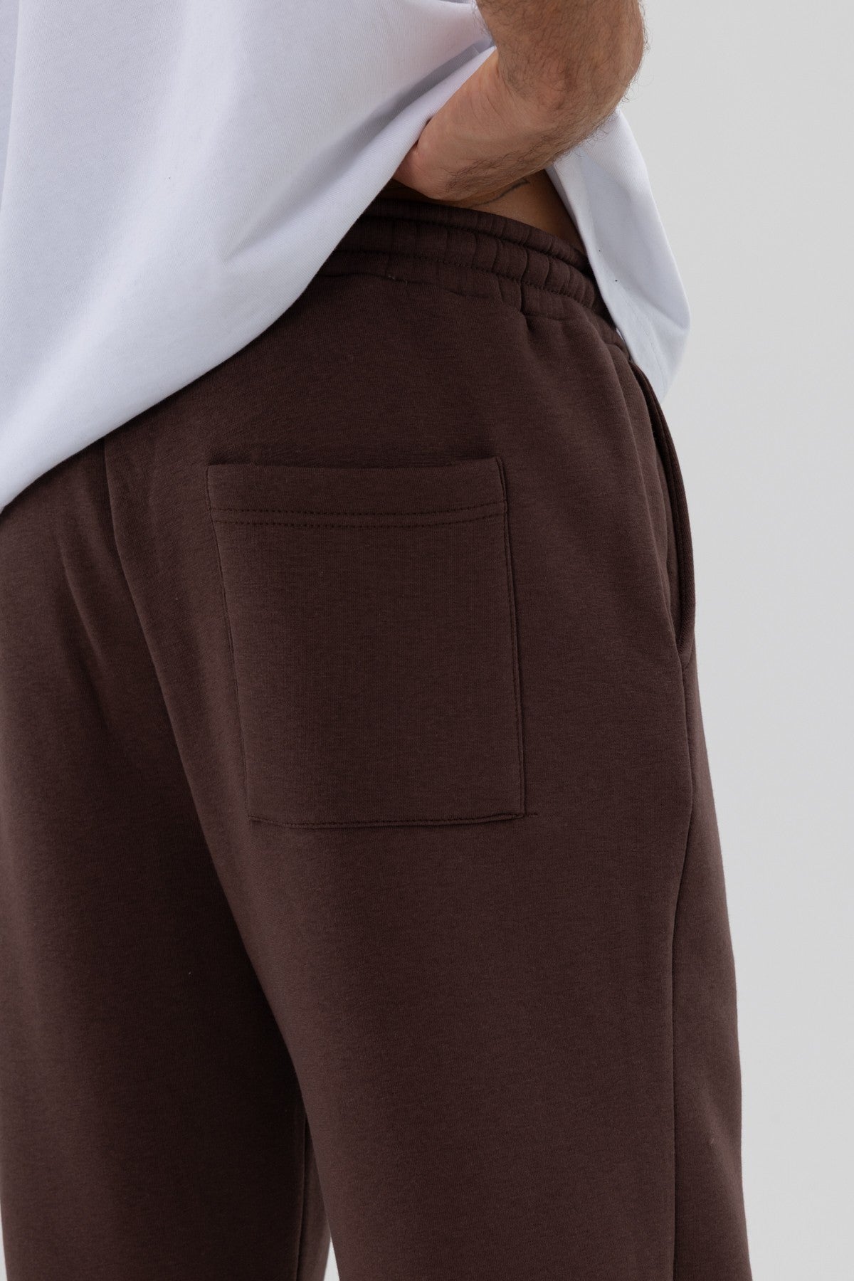 Basic Sweatpants with Elastic Cuffs