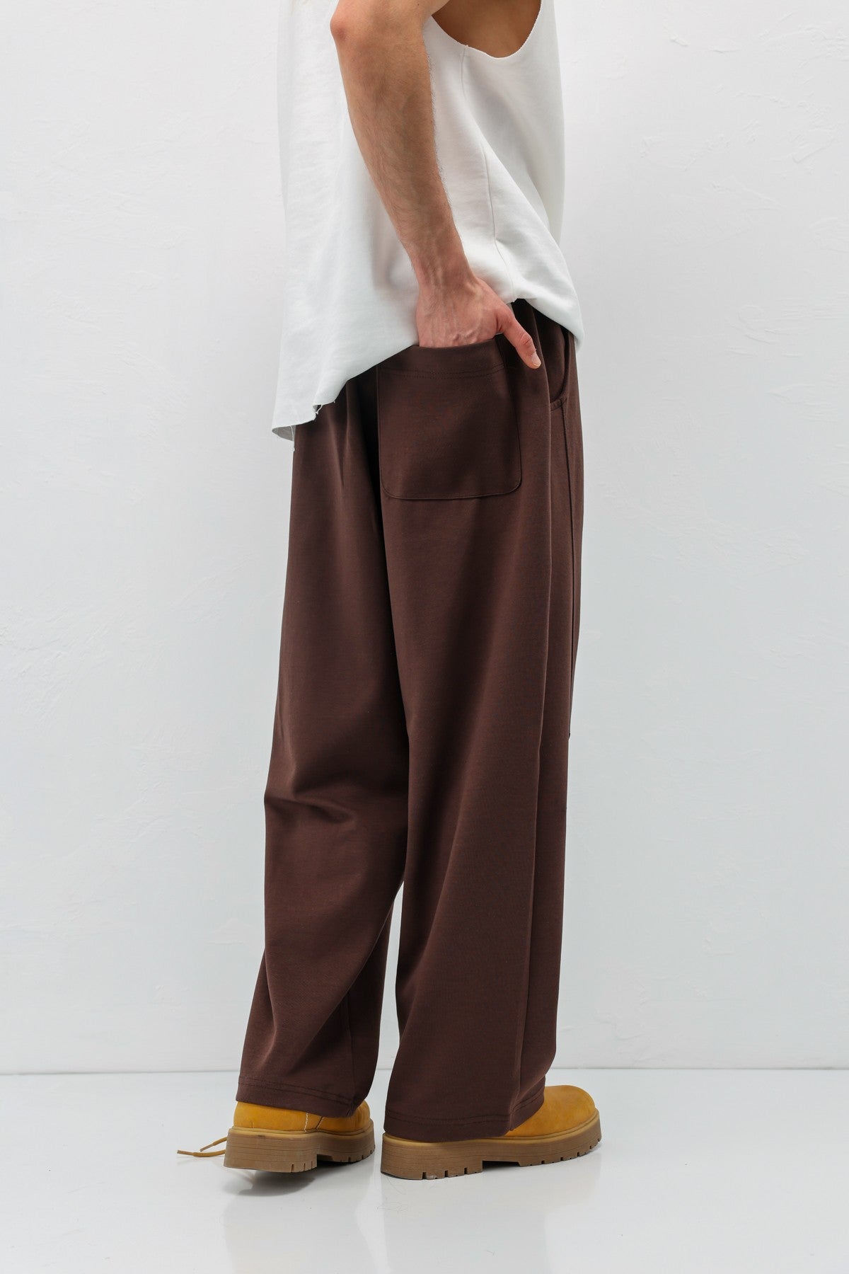 Drawstring Baggy-Fit Sweatpants