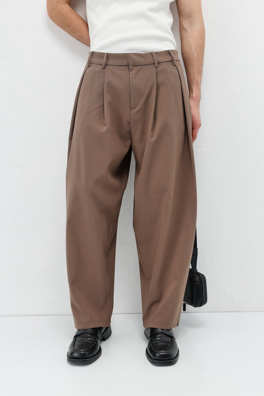 Barrel Fit Tailored Pants