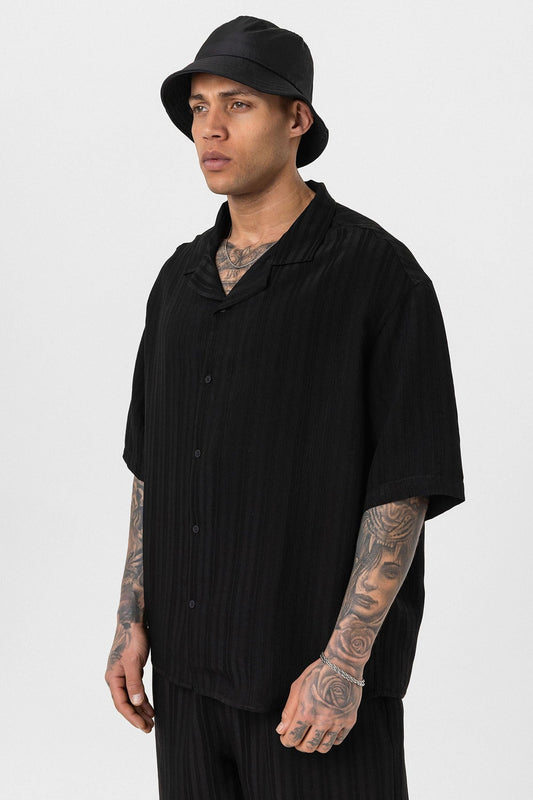 Oversized Modal Fabric Shorts and Shirt Set