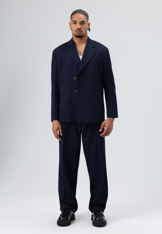 Oversized Double-Breasted Suit