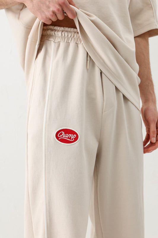 Oversized Champ-Printed Sweatsuit Set