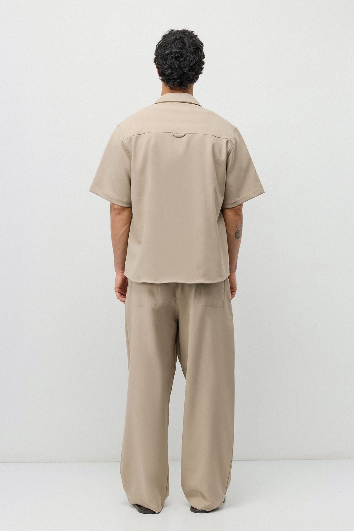 Relaxed-Fit Oversized Shirt and Pants Set