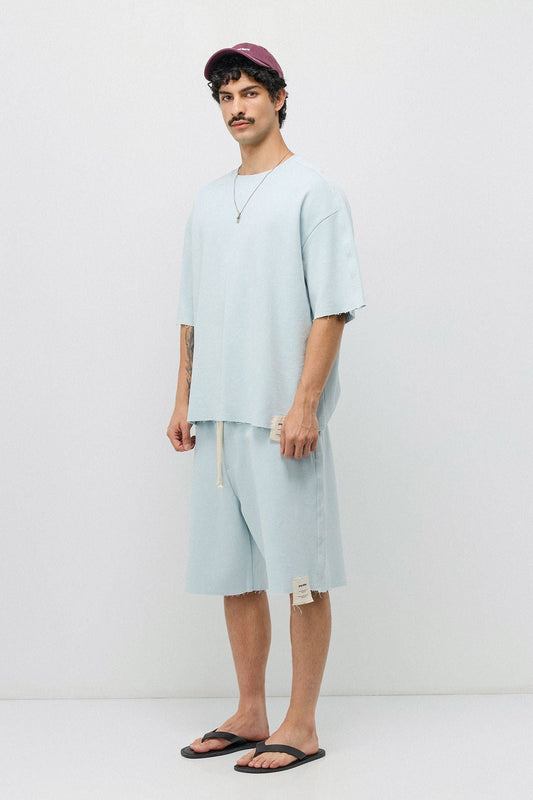 Oversized T-Shirt and Shorts Set (Pre-Washed)