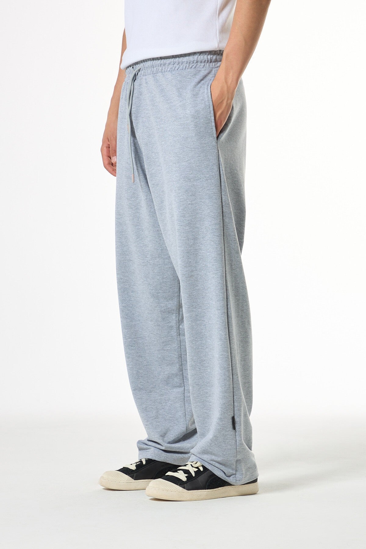 Basic Elastic-Waist Sweatpants