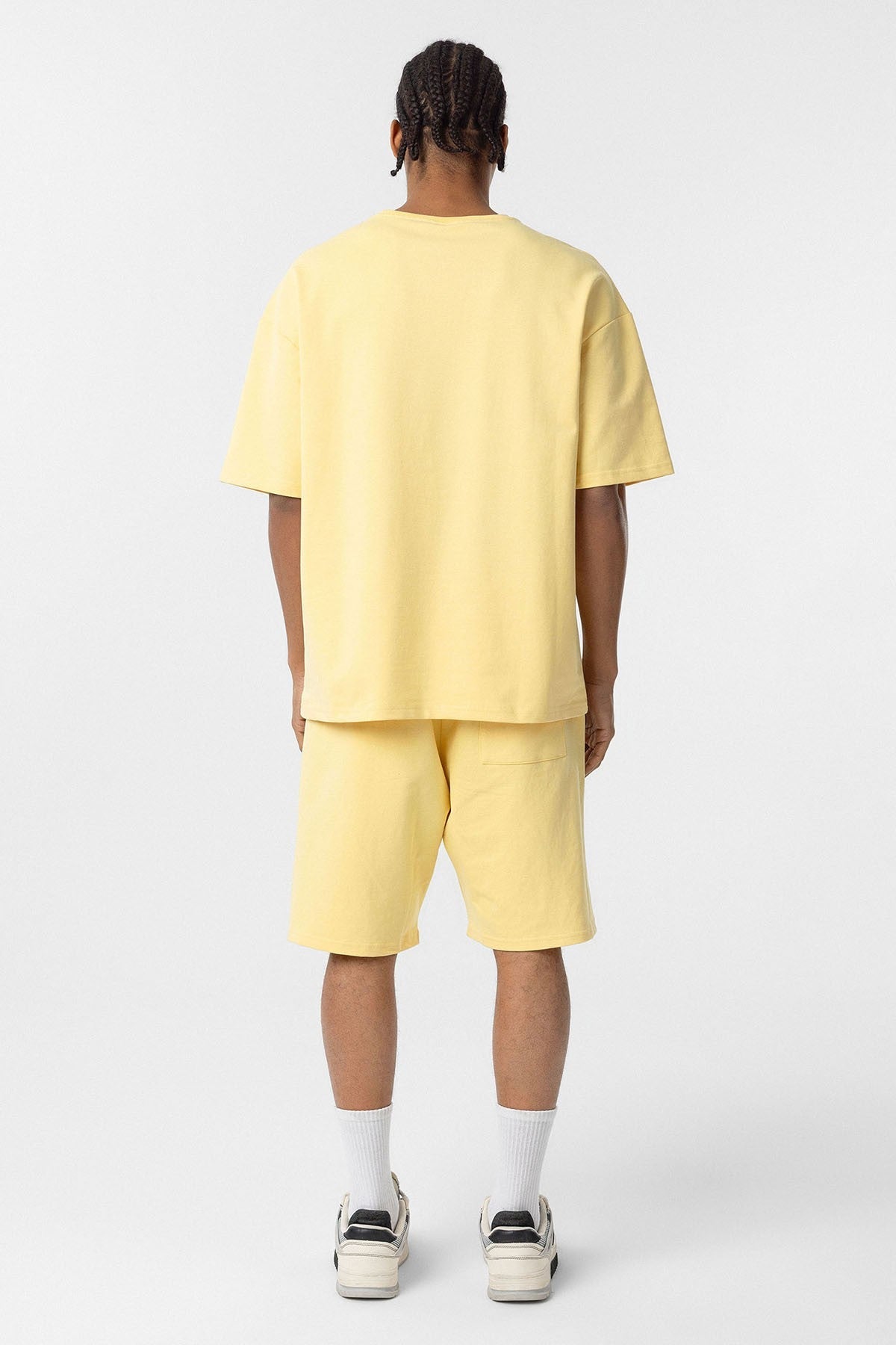 Basic Oversized Shorts Set