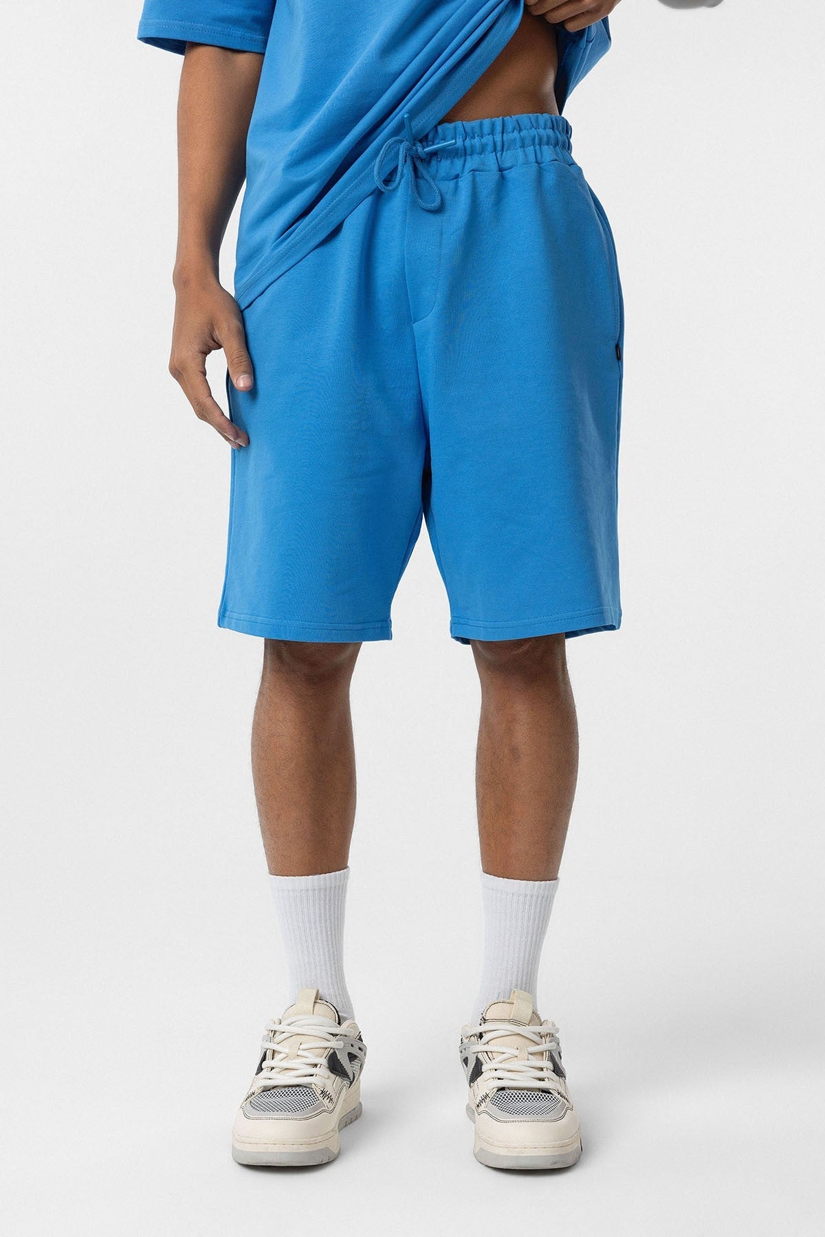 Basic Oversized Shorts Set