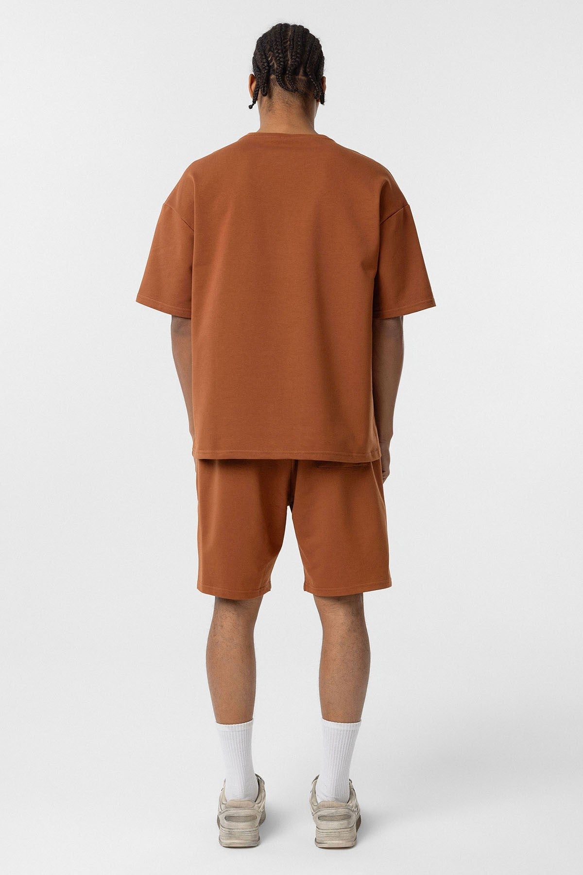 Basic Oversized Shorts Set