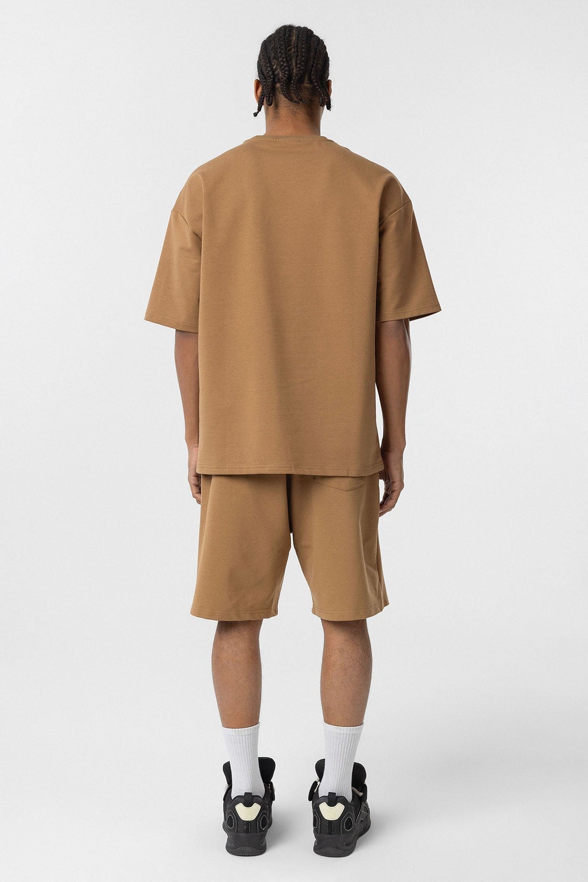 Basic Oversized Shorts Set