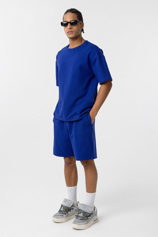 Basic Oversized Shorts Set