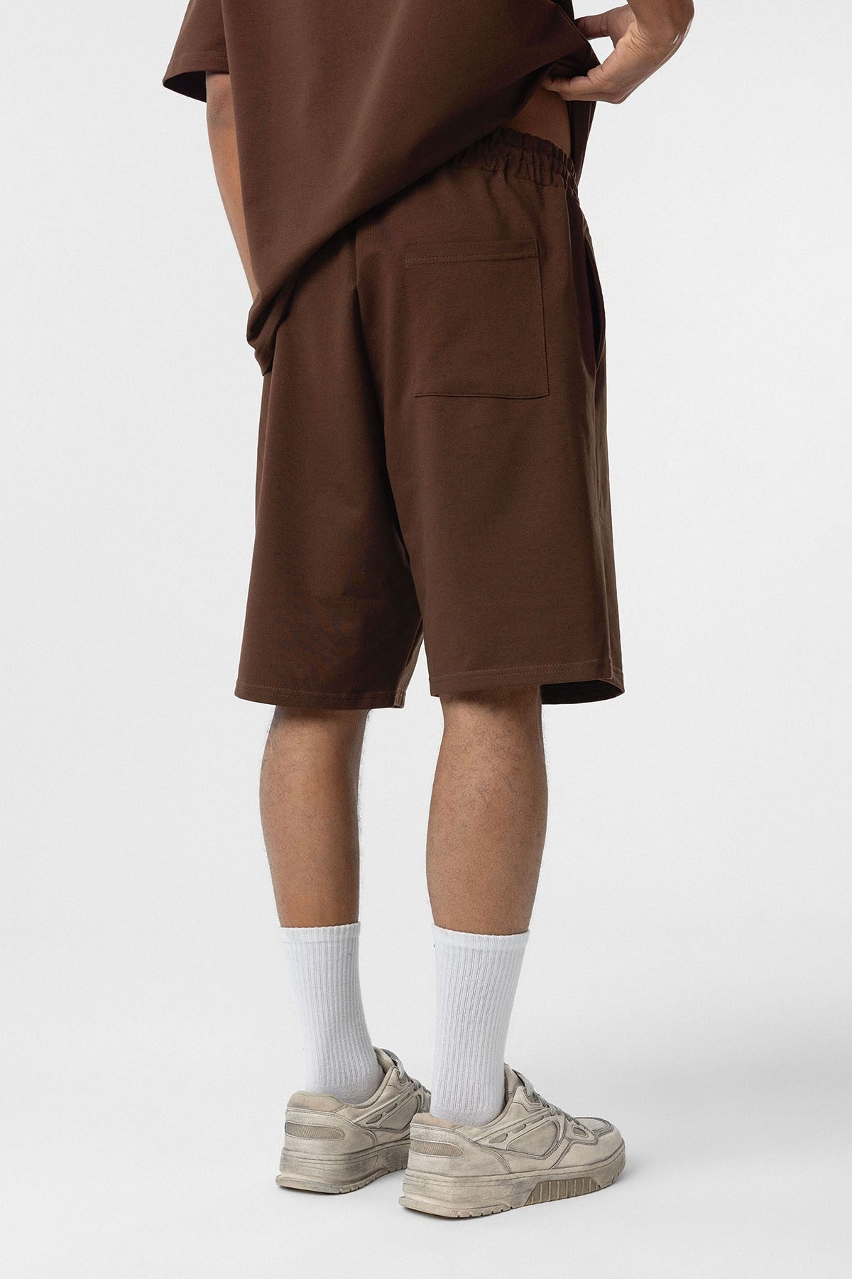 Basic Oversized Shorts Set