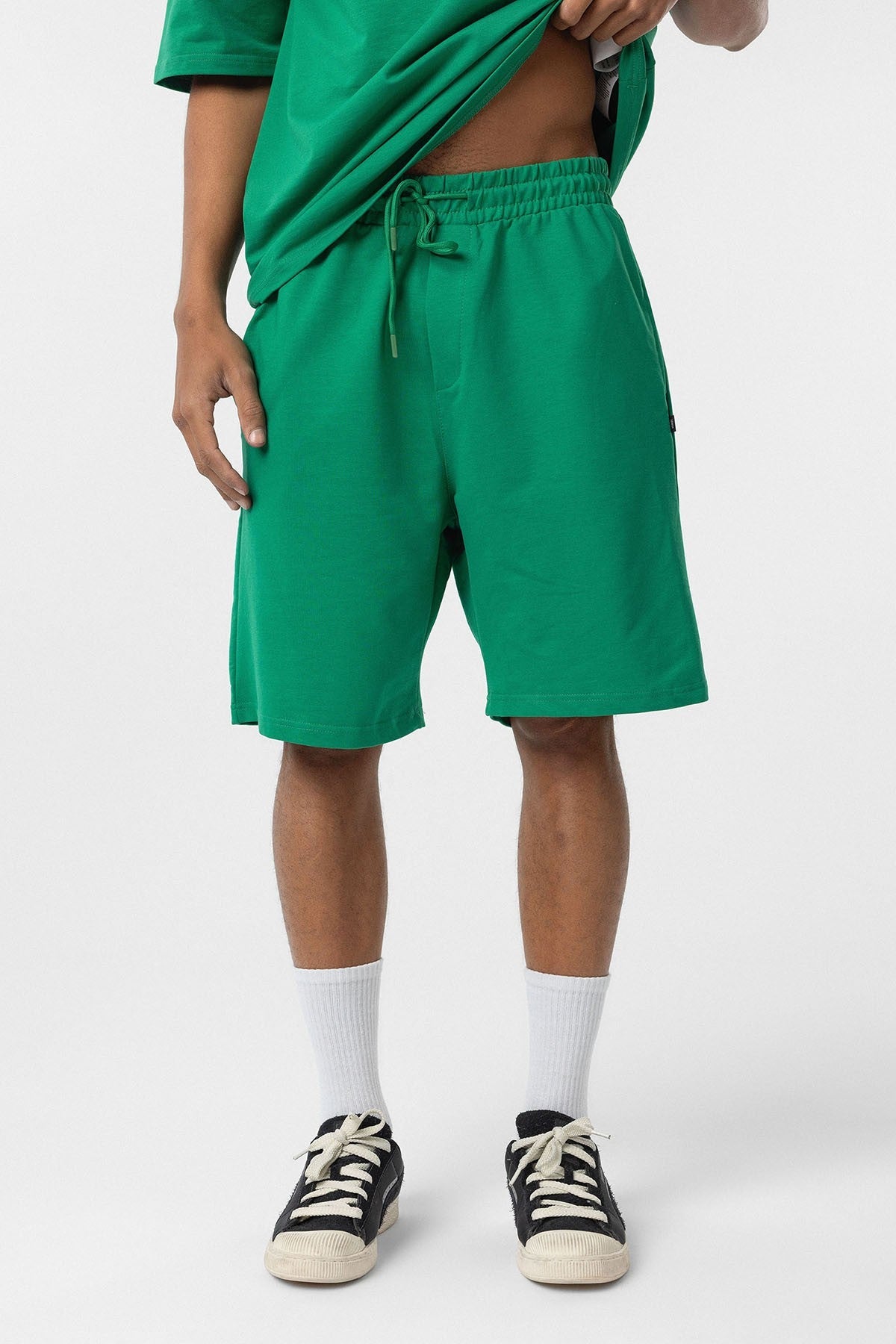 Basic Oversized Shorts Set