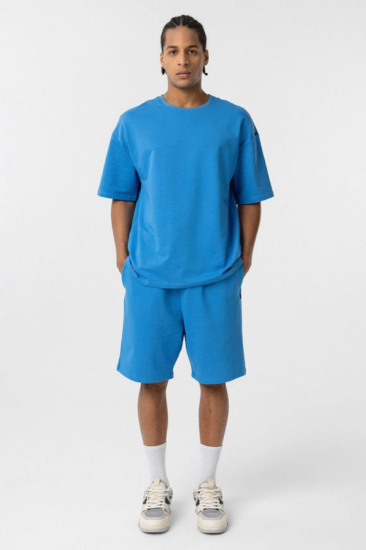 Basic Oversized Shorts Set