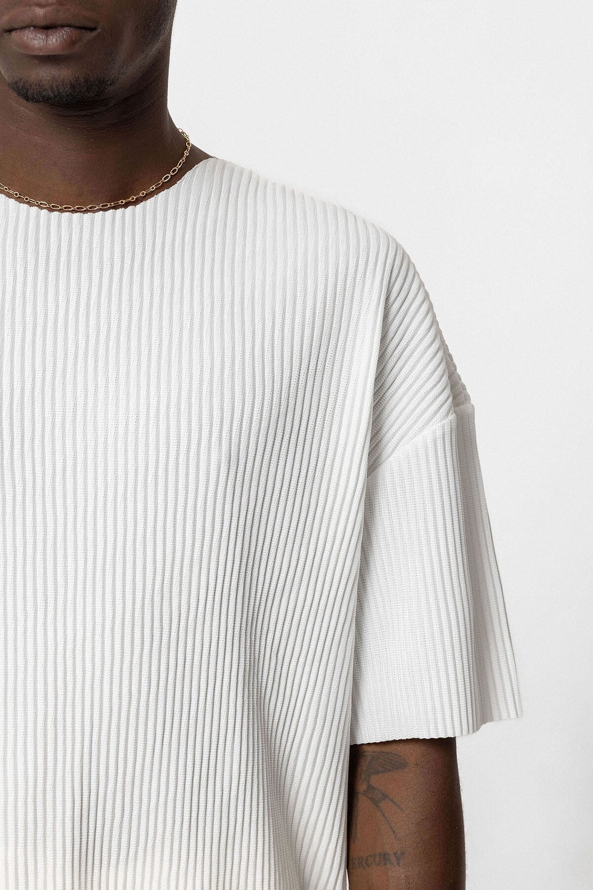 Basic Oversized Polo Neck Ottoman Set