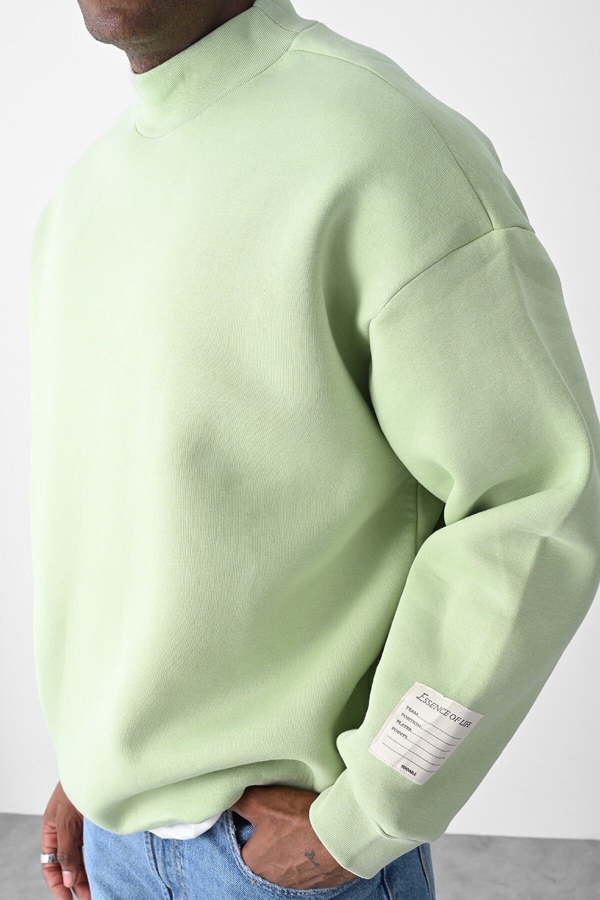 Vizon Kart Detailed Oversized Sweatshirt