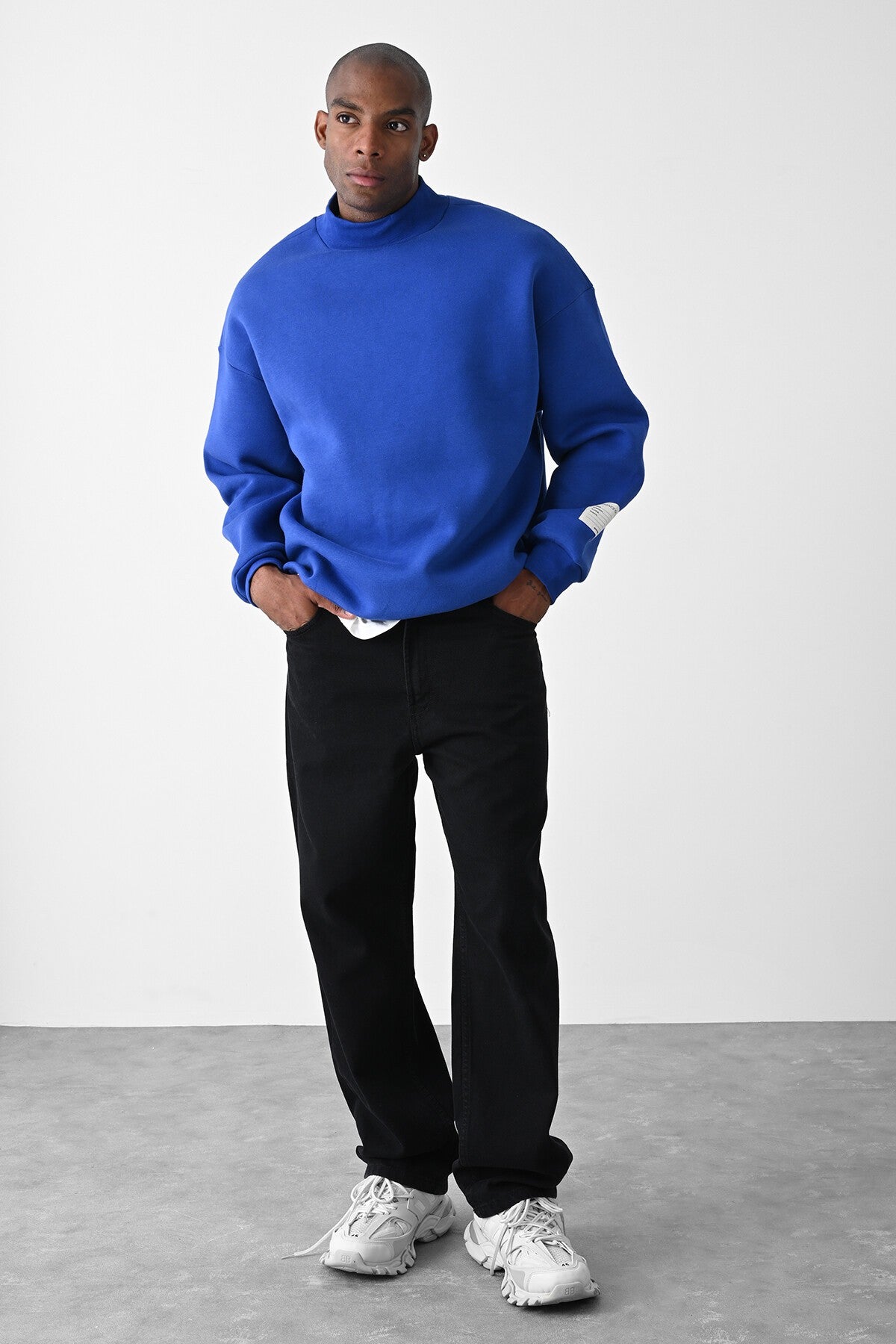 Vizon Kart Detailed Oversized Sweatshirt