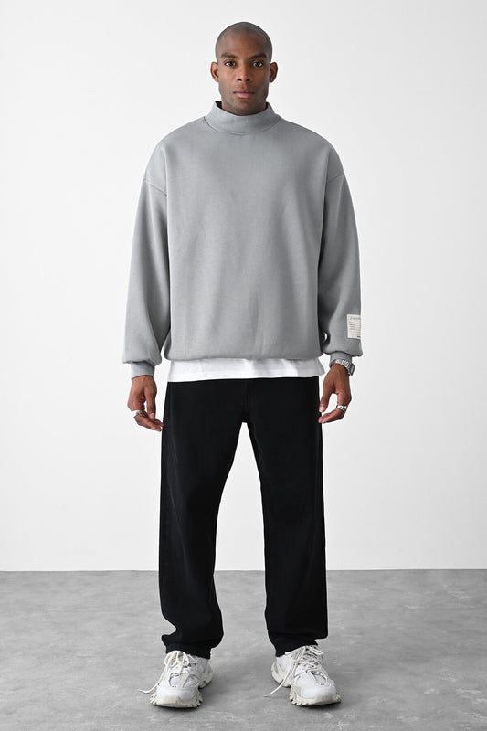 Vizon Kart Detailed Oversized Sweatshirt
