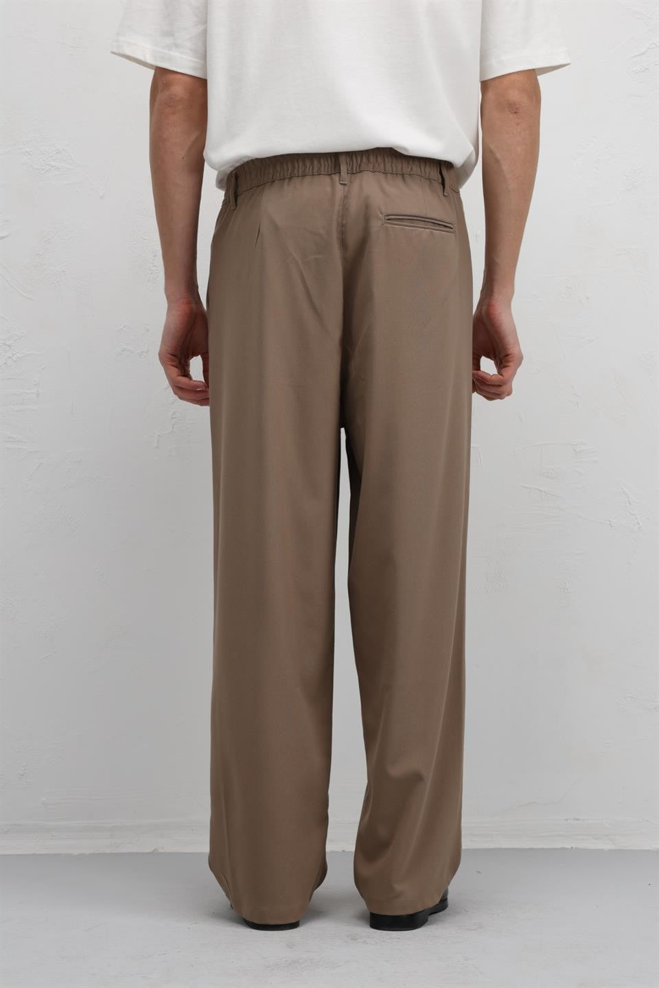 Baggy-Fit Fabric Pants 30-795-1