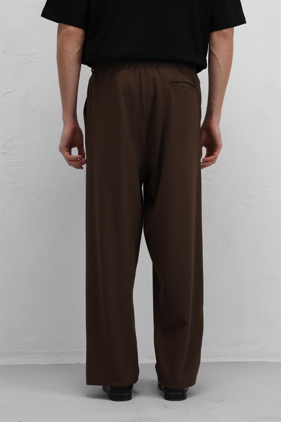 Baggy-Fit Fabric Pants 30-795-1