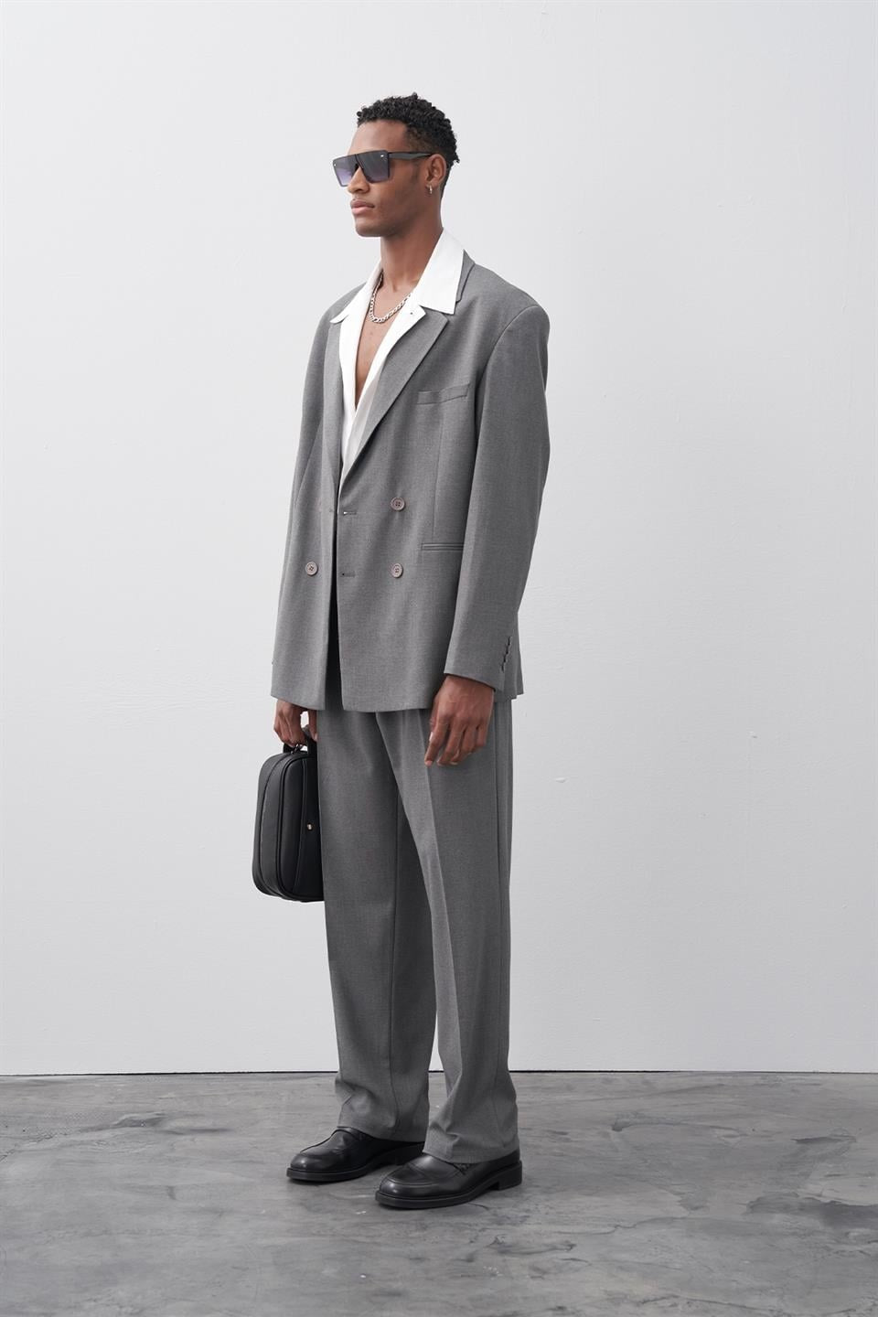 Comfortable, Double-Breasted Suit