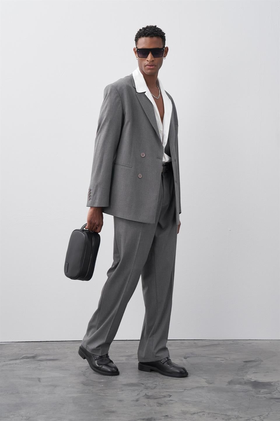 Comfortable, Double-Breasted Suit
