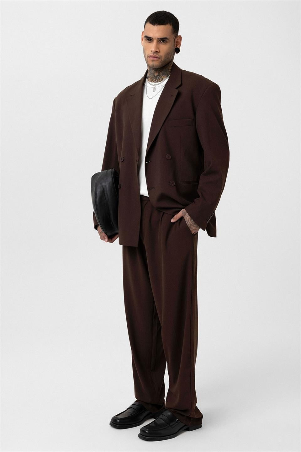 Comfortable, Double-Breasted Suit