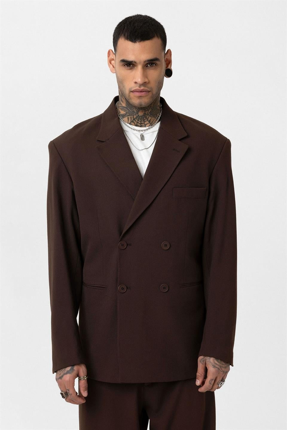 Comfortable, Double-Breasted Suit