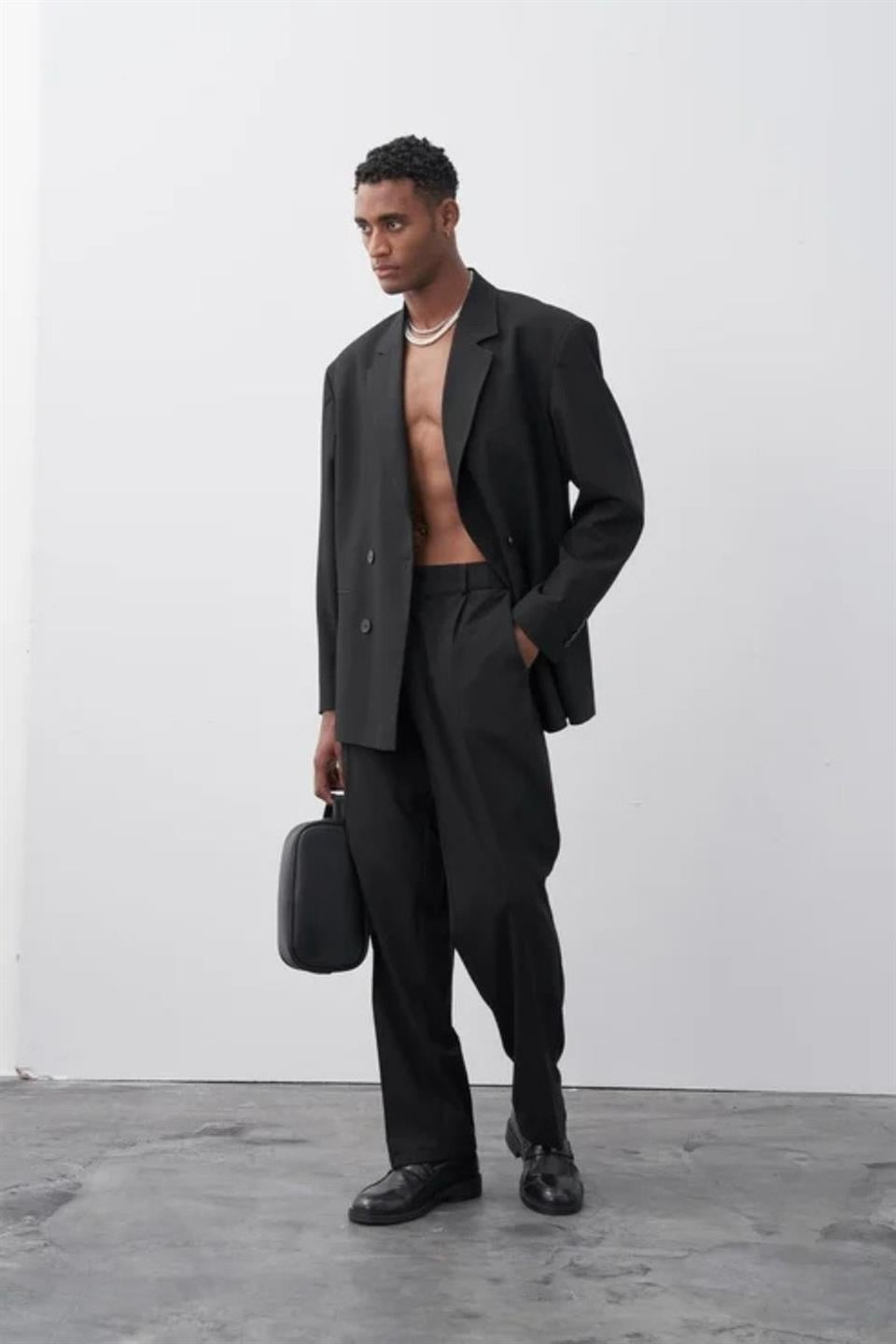 Comfortable, Double-Breasted Suit