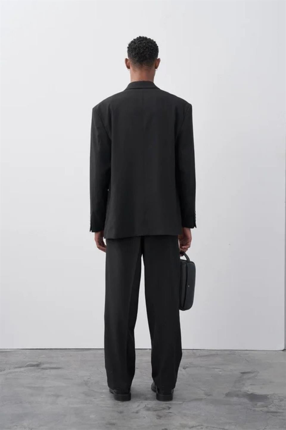 Comfortable, Double-Breasted Suit