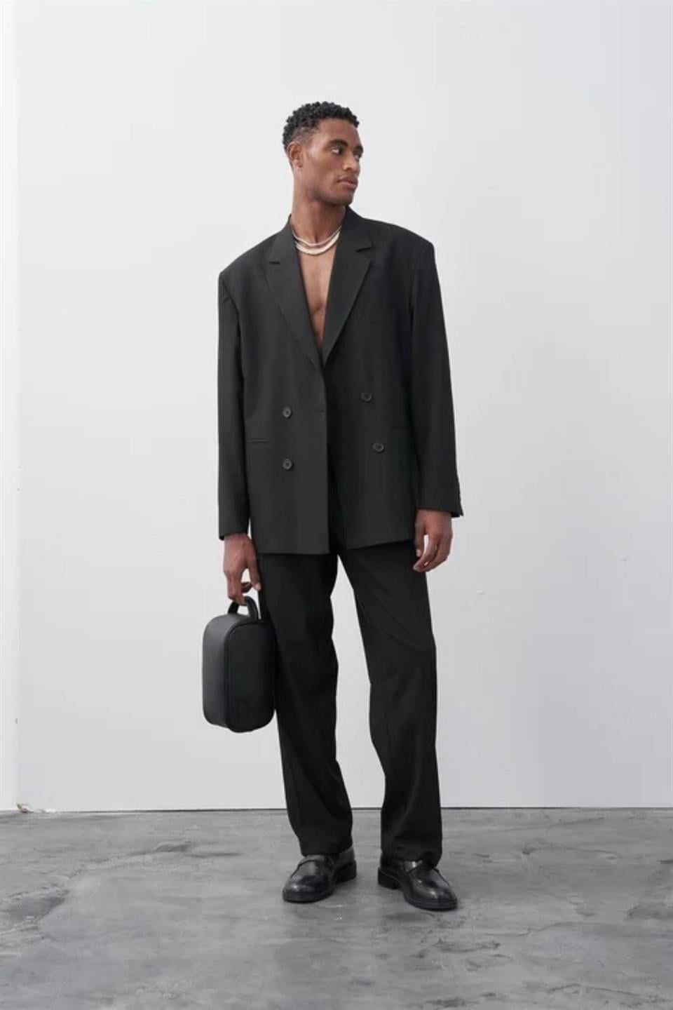 Comfortable, Double-Breasted Suit