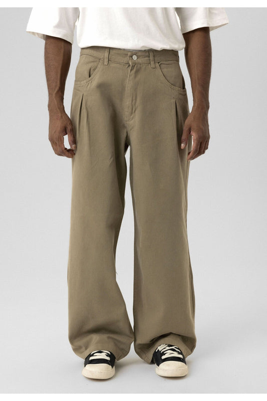 Balloon Fit Gabardine Pants