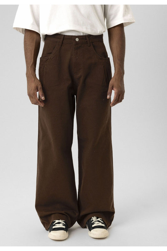 Balloon Fit Gabardine Pants