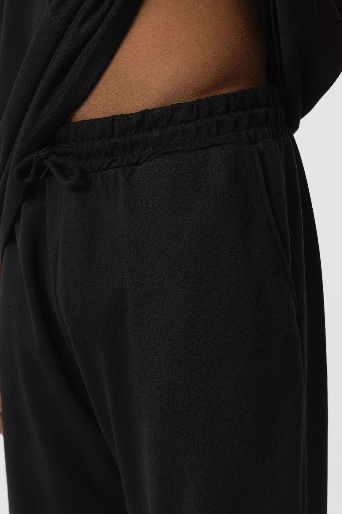 Basic Oversized Cuffed Sweatpants Set
