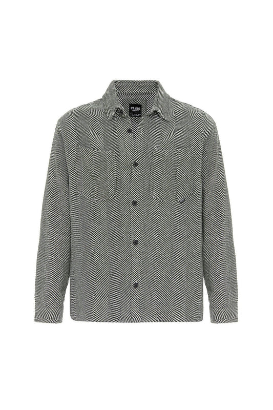 Oversized Lumberjack Shirt with Double Pockets
