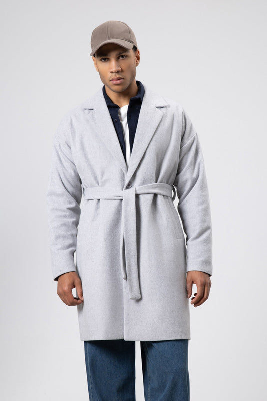 Oversized Arched Cashmere Coat