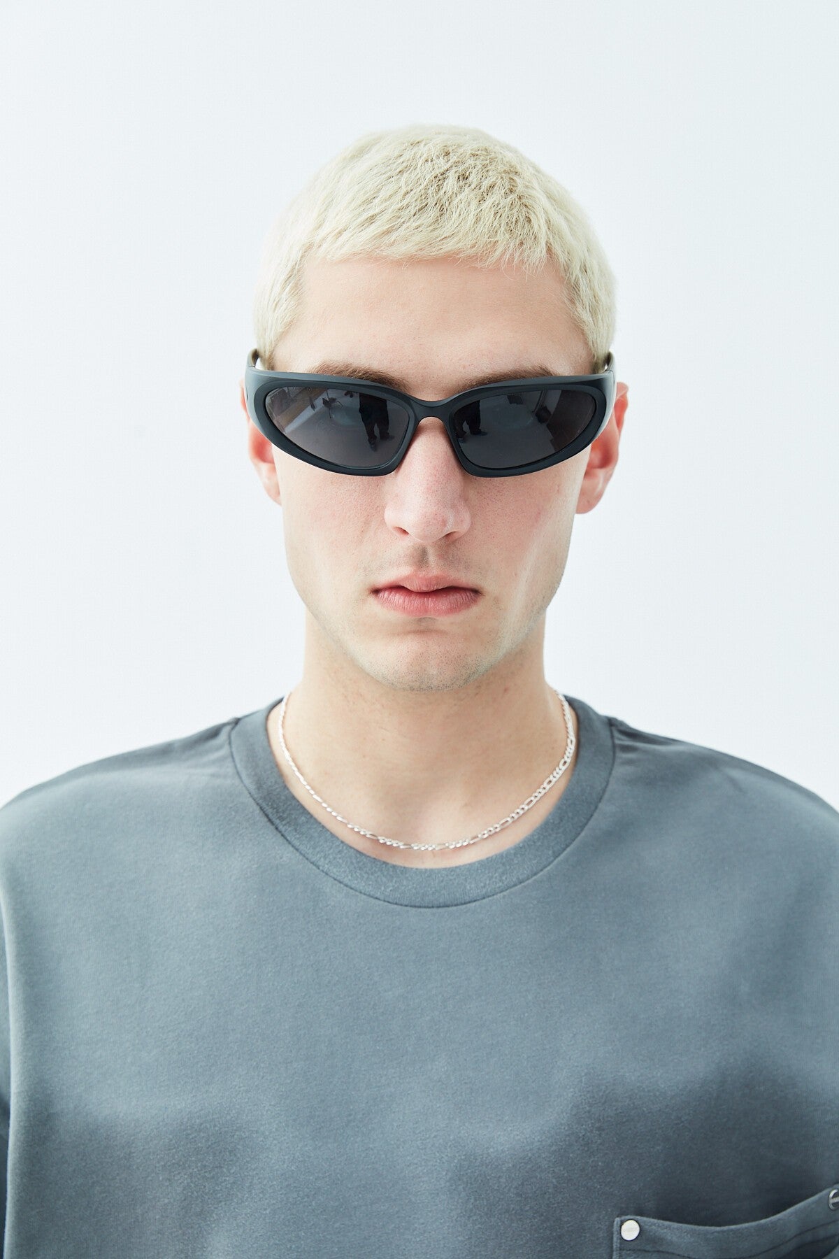 Oversized T-Shirt with Washed Pocket Detail