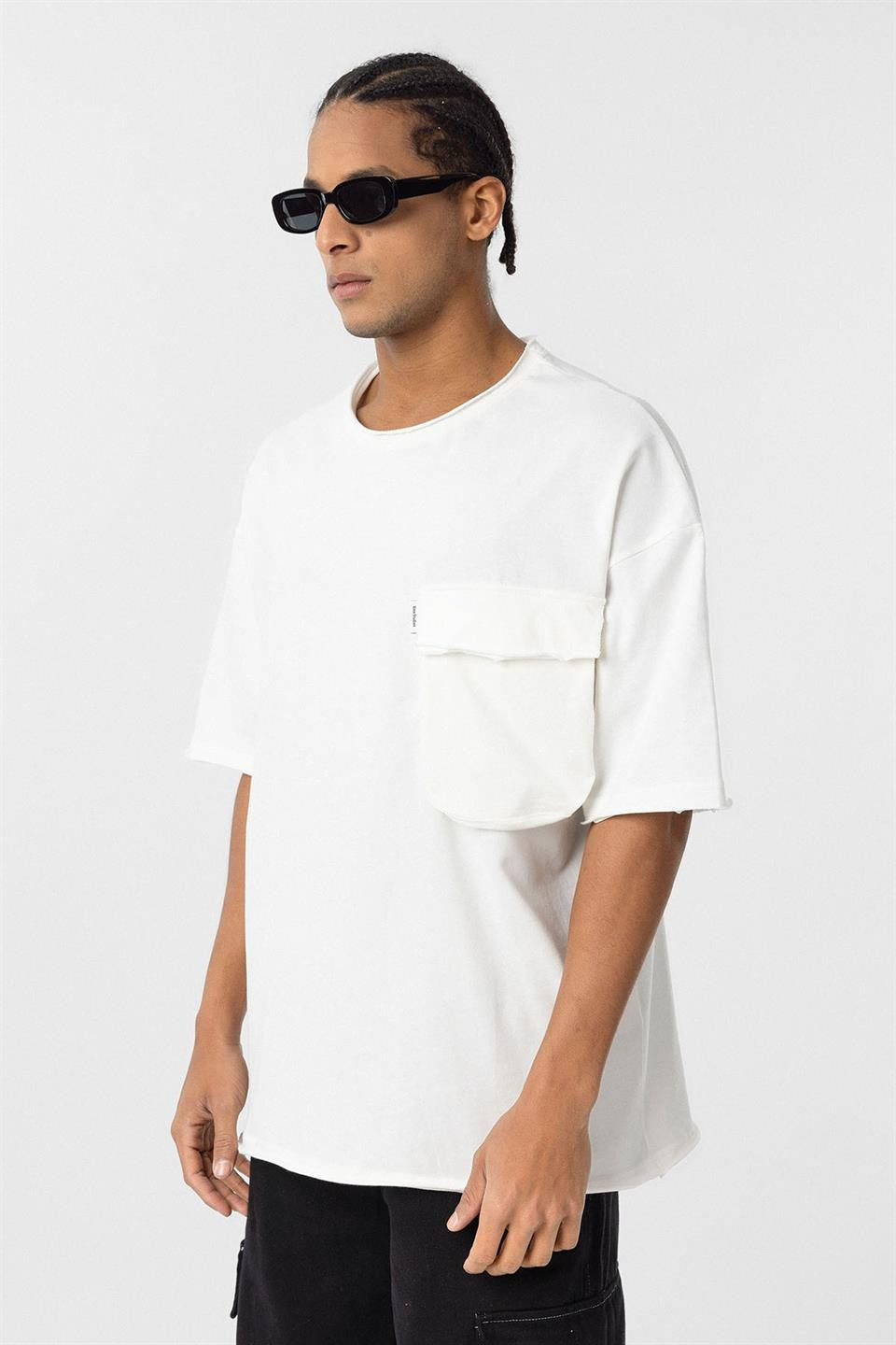 Oversized T-Shirt with Pocket Detail