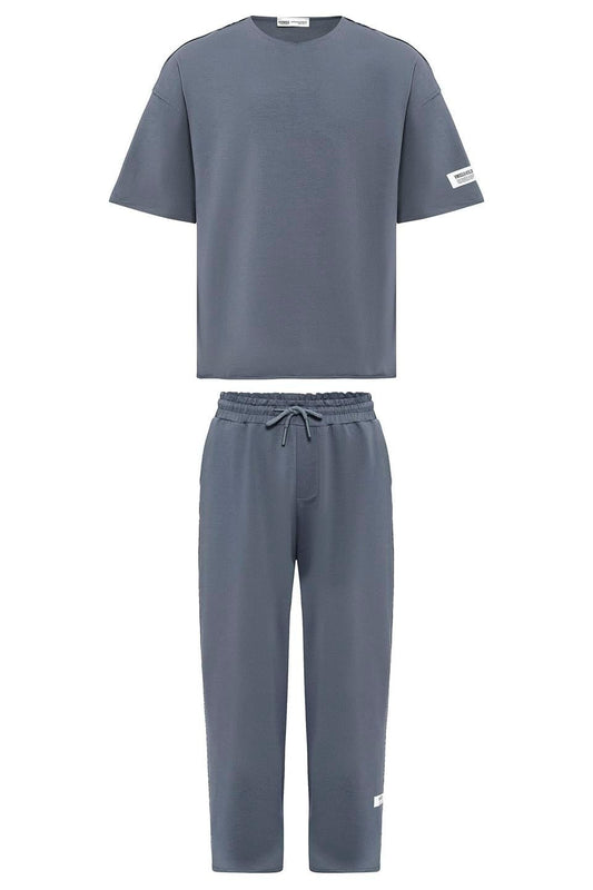 Label: Detailed Oversized Sweatsuit Set