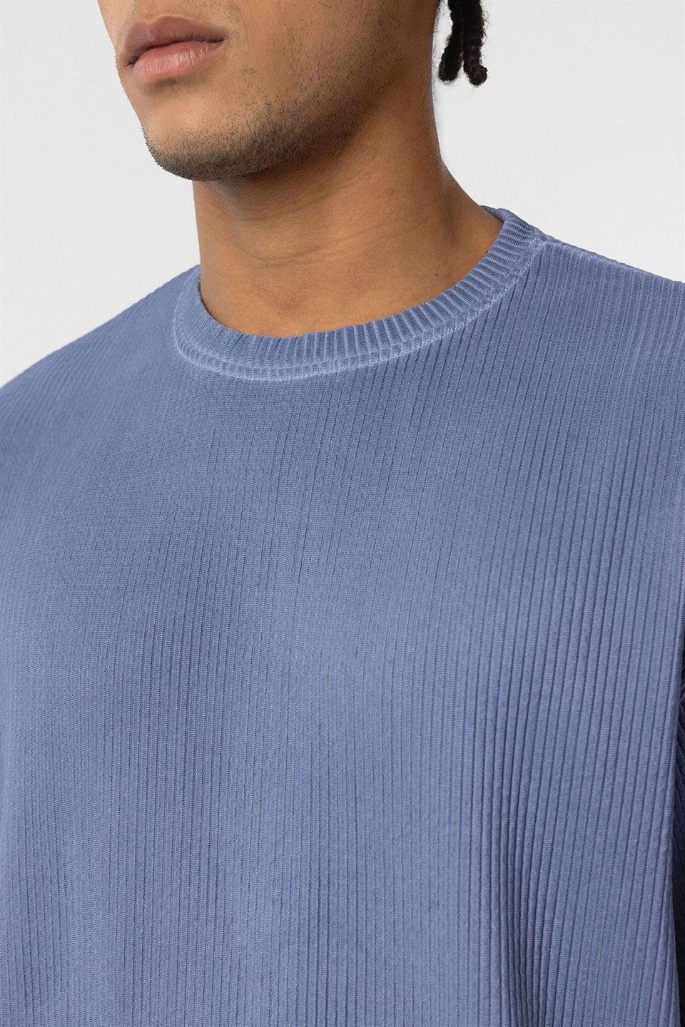 Machine-Washable Ottoman Basic Oversized T-Shirt