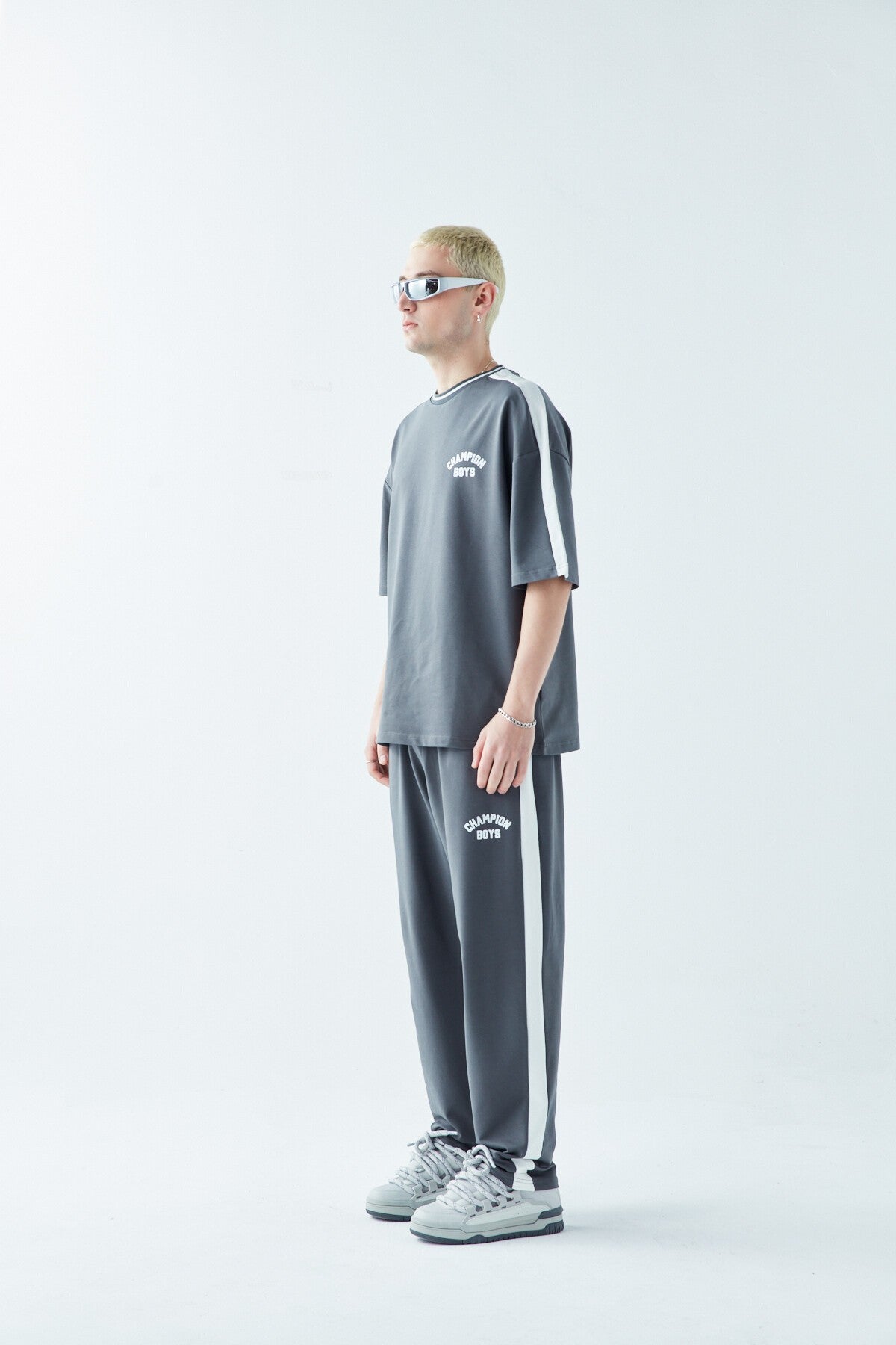 Champion Boys Printed Oversized Sweatsuit Set