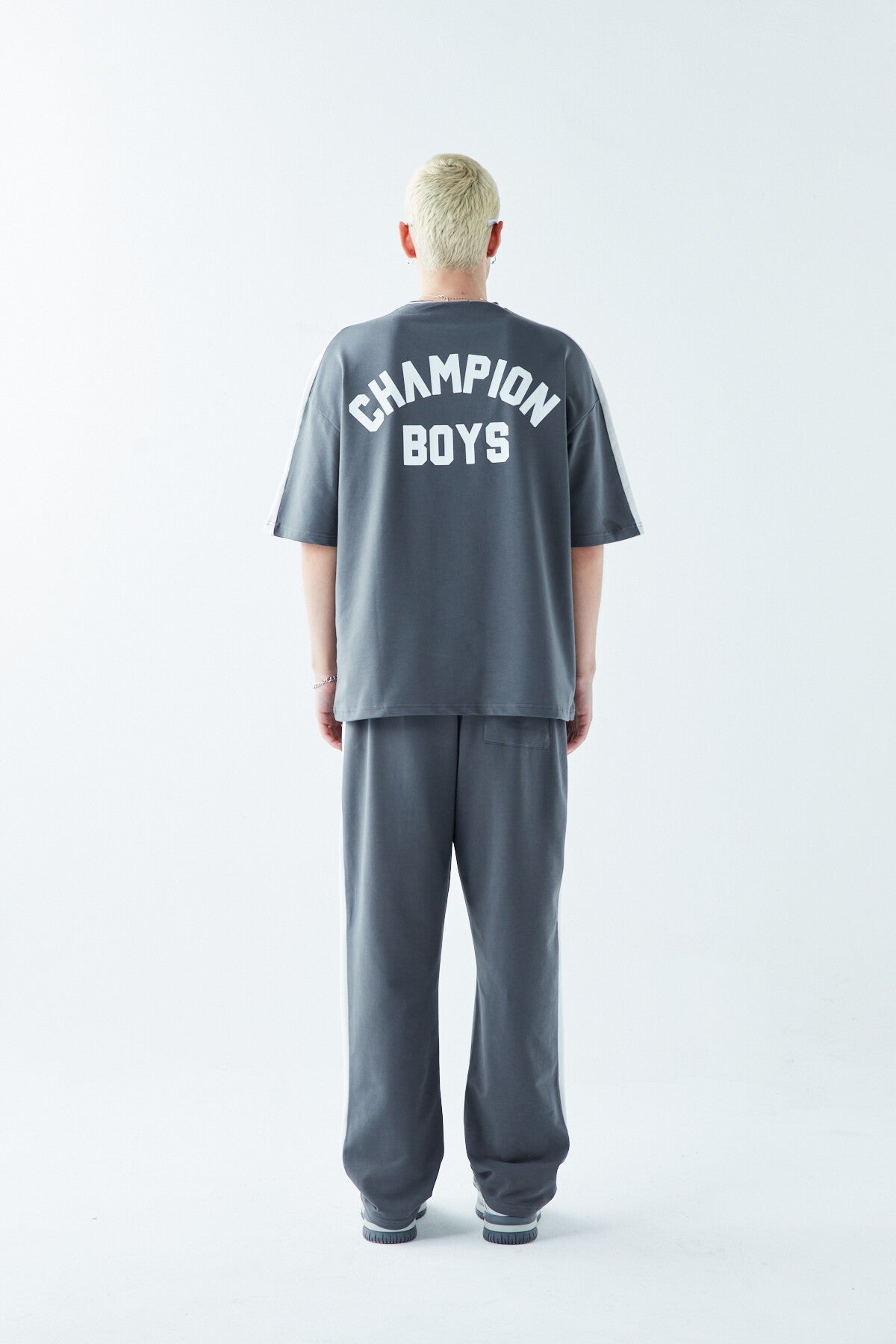 Champion Boys Printed Oversized Sweatsuit Set