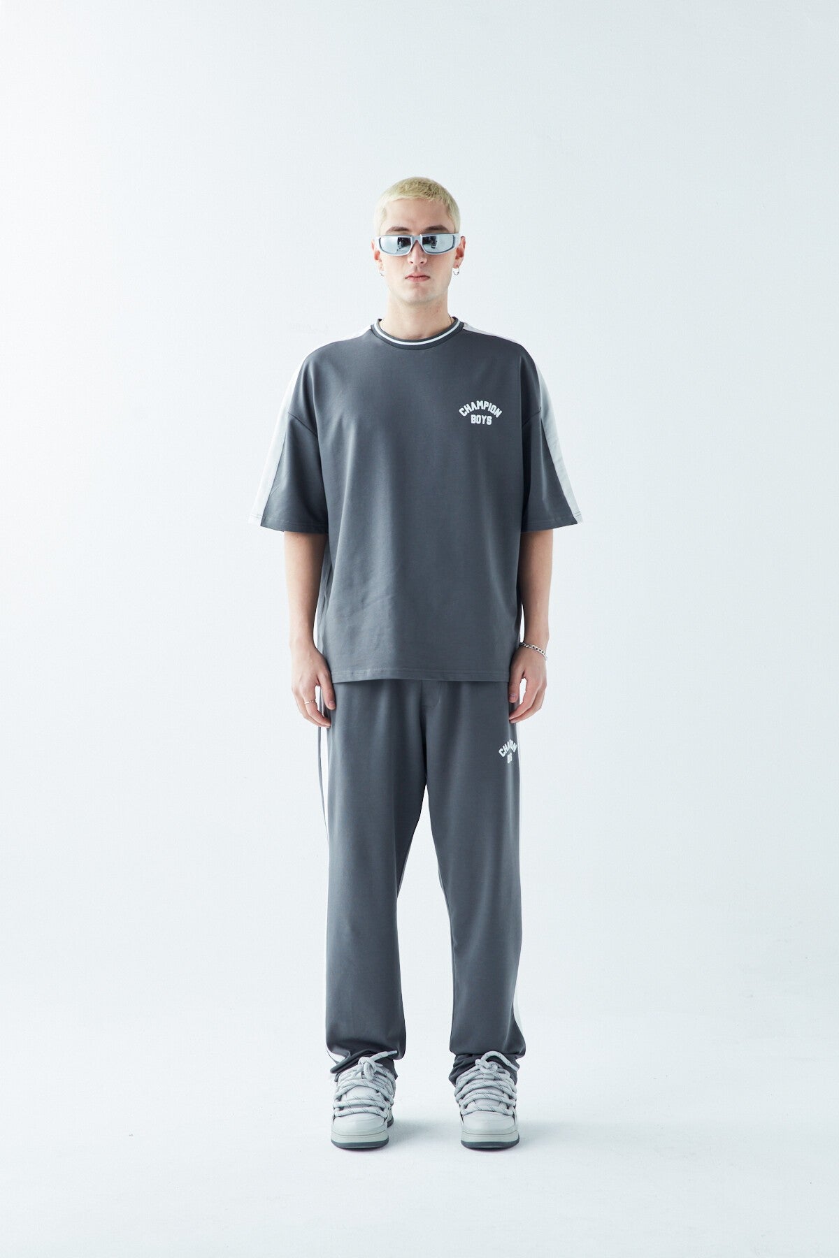 Champion Boys Printed Oversized Sweatsuit Set
